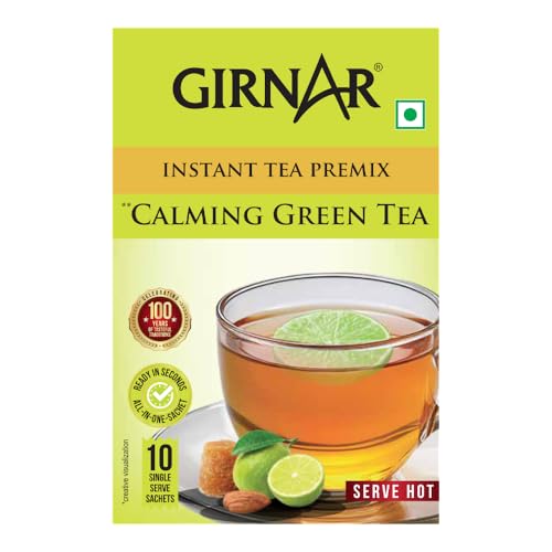 Image of Girnar Instant Premix Calming Green Tea - Instant, 100 G