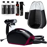 Naked Sun Fascination Spray Tanning Machine with Honey Glow Tanning Solution, Barrier Cream, Prep Spray and Tent (7 Items)