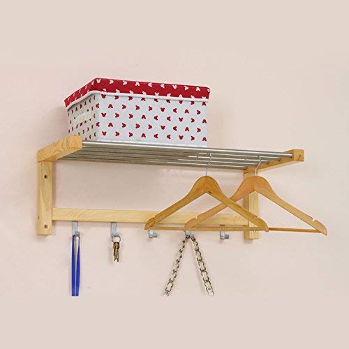 Porte-manteaux mural en métal MU 5 crochets aux finitions soignées pour intérieur