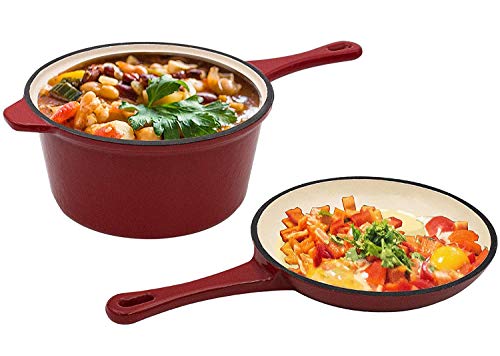 Enameled Cast Iron 2-In-1 Multi-Cooker