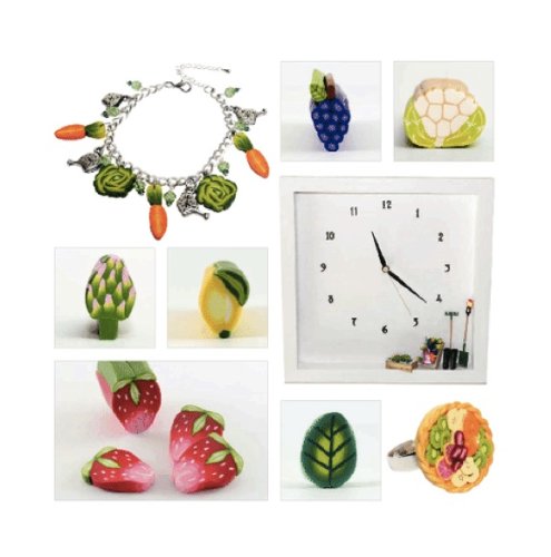 Fruits en pte polymère: Mettez des vitamines dans