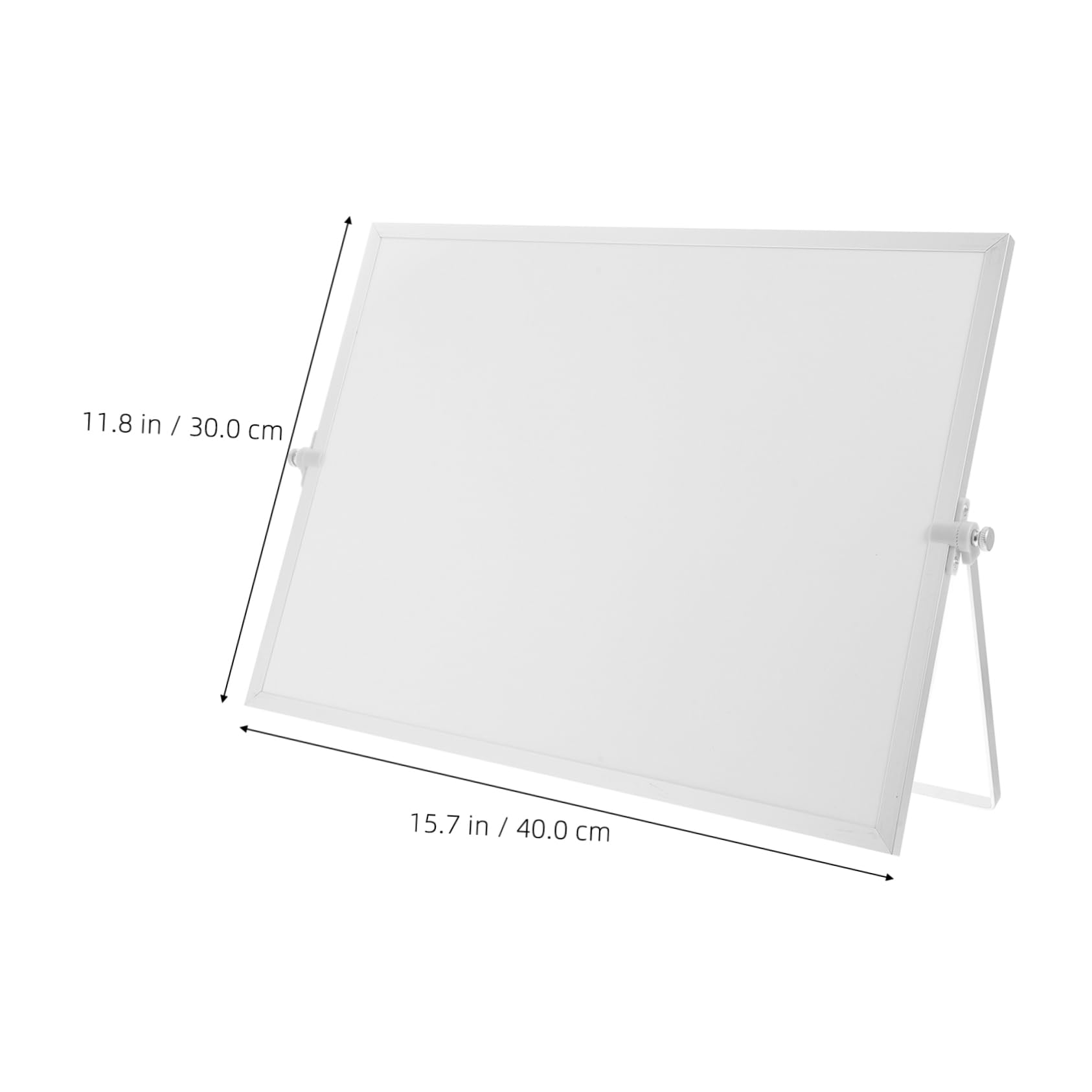 Tableau Blanc de Table Magnétique Double Face en Alliage D'aluminium