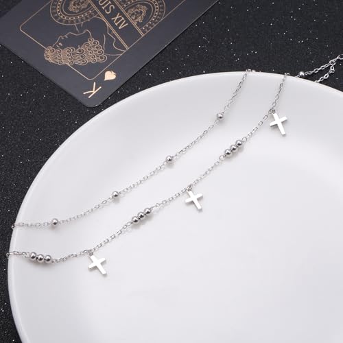 Image of Anklet for Women S925 Sterling Silver Adjustable Foot Plus Ankle Bracelet
