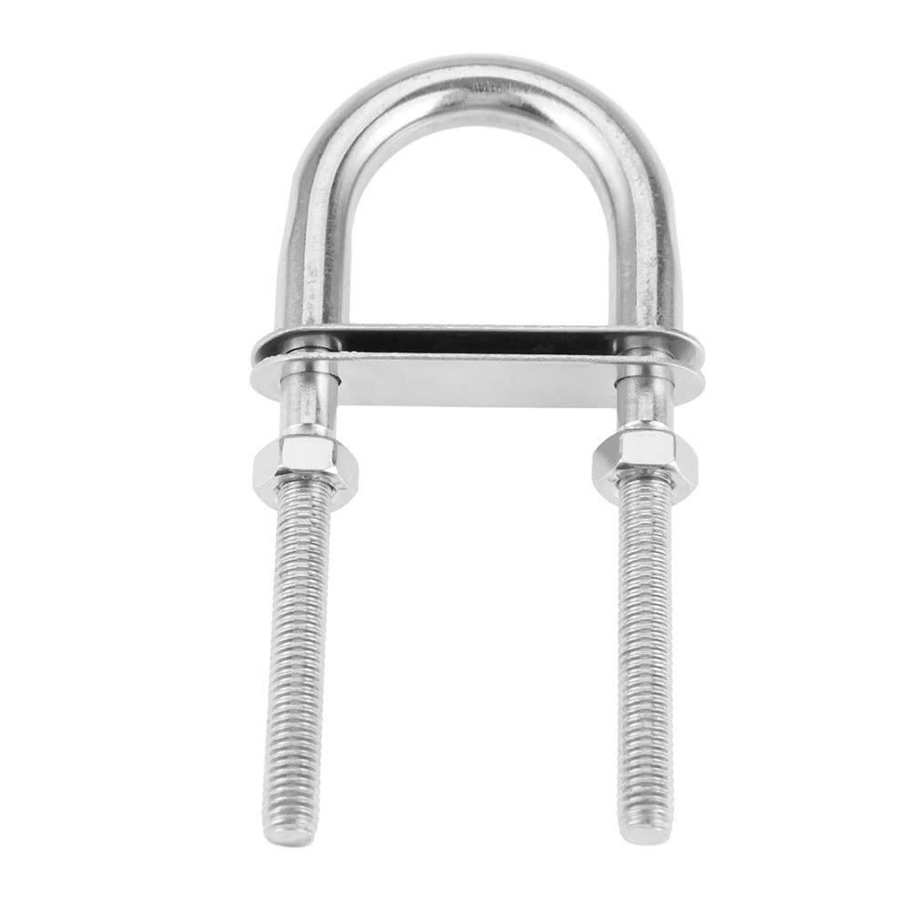 U-Bolt Stainless Steel U-Bolt Boat Trailer Ubolts with Washers and Nuts U-Bolts for Sailboat Trailer Replacement Parts