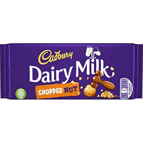 Cadbury Dairy Milk Chopped Nut Bar, 95 g Cover