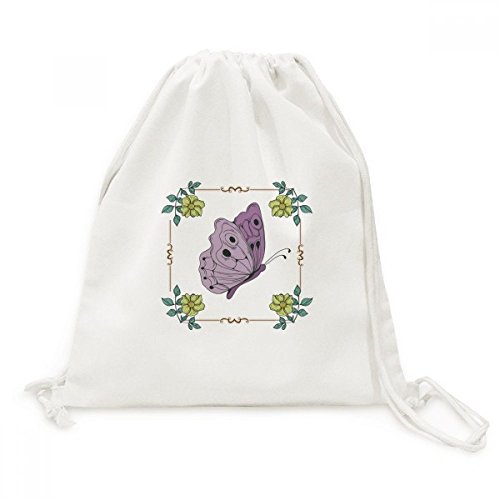 Papillon Pourpre Voyage Sacs Shopping en toile - Une idée cadeau originale et inspirante
