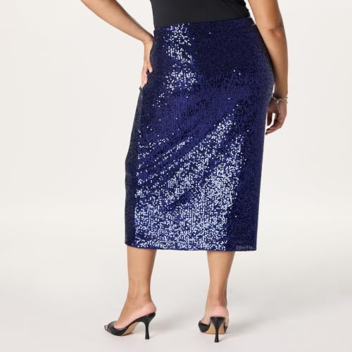 Jupe midi à sequins Bianca pour sublimer sa silhouette sans complexe en fête - 6