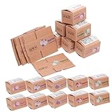 GARIOUANS 50 Piezas Escala Cartón para Muñecas Realistas para Packaging y Presentación Pequeños Negocios