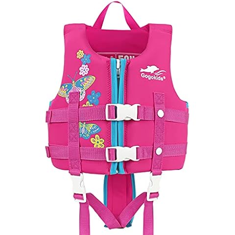 Gogokids Children Swim Vest Flotation Jacket - Kids Swimsuit Assist Swimwear Swimming Training Buoyancy Swimsuits for 1-3 years Cover