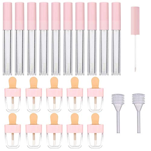 20 Pieces 8ml 10ml Lip Gloss Containers Empty Lipgloss