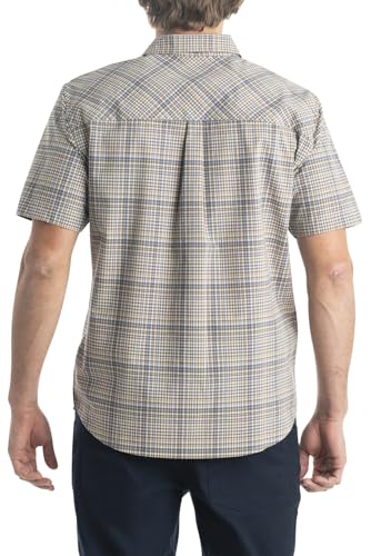 Legendary Whitetails Men's Stretch Plaid Short Sleeve Shirt