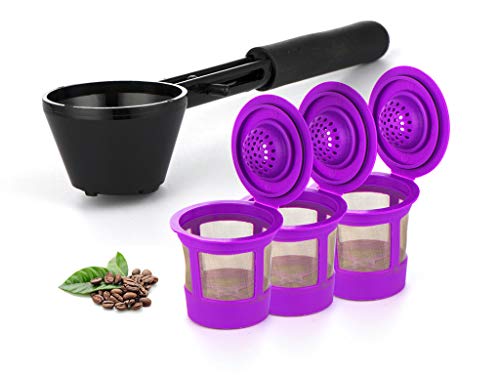 Maxware Coffee Scoop for Refillable Capsules, K Cup Filter, Keurig Reusable Filters With