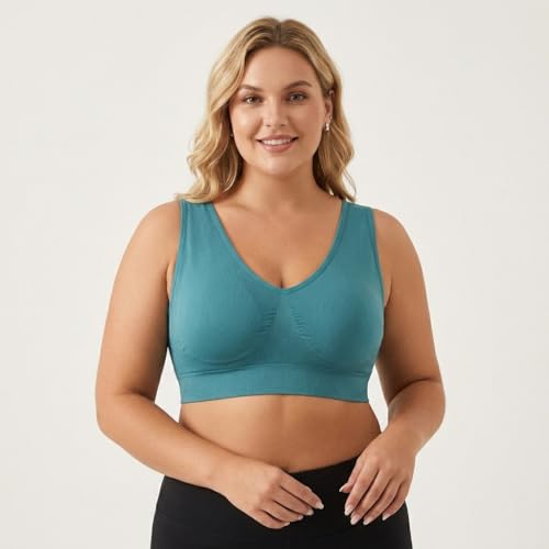 Image of Hiking Gril Women's Comfort Wirefree Bralette Unpadded Sleep Yoga Bra