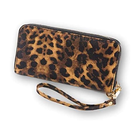 Ro Rox Leopard Print Wallet with Strap Cover