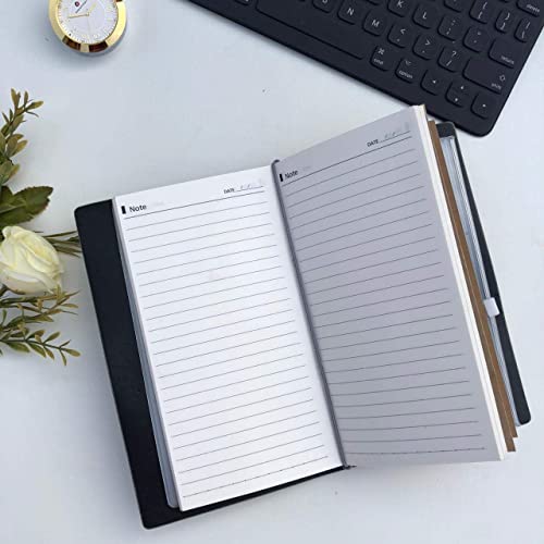 Image of PURESTORY PU Leather Notebook Journal Diary,Travel Journal with 12 Card Slots and 1 Zipper Pocket,Perfect for Travelers,8x5'',2 Replaceable Plain and Lined Notebook - Brown