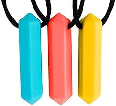 Tilcare Chew Chew Colgante - Lo mejor para niños o adultos a los que les gusta morder o tienen autismo - Colgante de silicona para masticar - Colgante masticable para niños y niñas