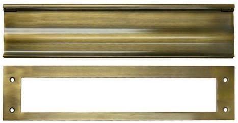 Mail Slot with Rear Access Finish: Polished Brass
