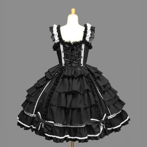 Miniatura 5 de Vestido Lolita dulce para niñas, princesa con encaje, faldas, disfraces de cosplay