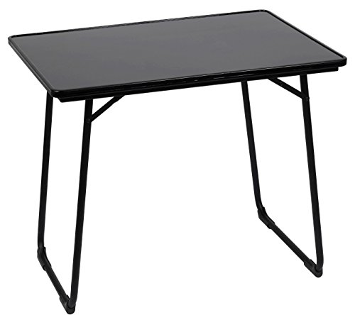Preisvergleich Produktbild Lafuma Klappbarer Gartentisch, 80x57 cm, Wetterfest, Fidji, Schwarz, LFM2424-0669
