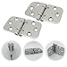 SHANG-JUN Anchor Push Utiliser la charnière de Porte 2 pcs par Jeu en Acier Inoxydable 304 Miroir Poli pour Yacht de Bateau Accessoires de pêche pour Bateaux