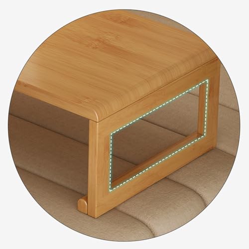 Table basse pliable de style japonais pour ranger sous le canapé
