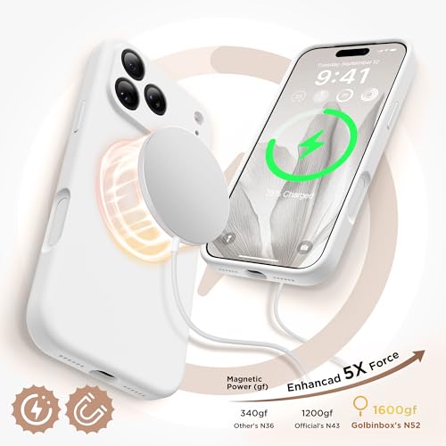 Image of GolbinBox Magnetic for iPhone 18 Pro Case /17 Pro Case, White