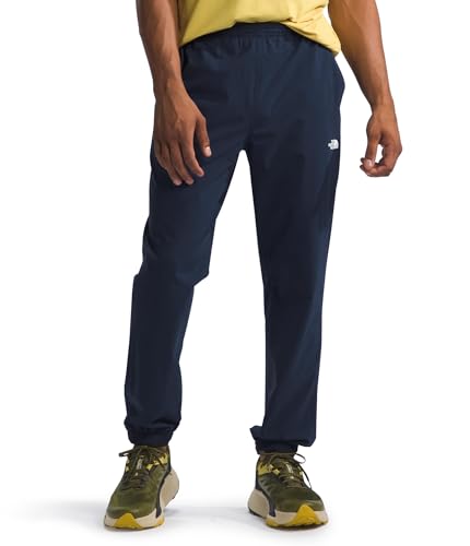 THE NORTH FACE Men's Wander Jogger 2.0 - Moisture Wicking Pants, Water Repellent Finish, Elastic Waistband, Summit Navy, X-Large Regular