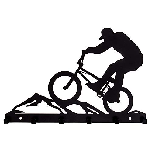 Preisvergleich Produktbild Bentatec Schlüsselbrett Biker Fahrrad - schwarz