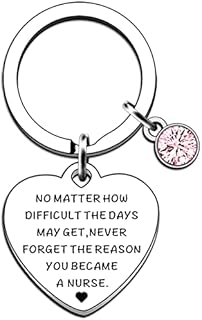 AMZQ Nurse Gifts for Women Nurse Week Day Appreciation Gift for Nurse, Nurse Graduation Gift for Nursing Student Nurse Keyring for Women Thanksgiving Christmas Nurse Practitioner RN Gift Medical