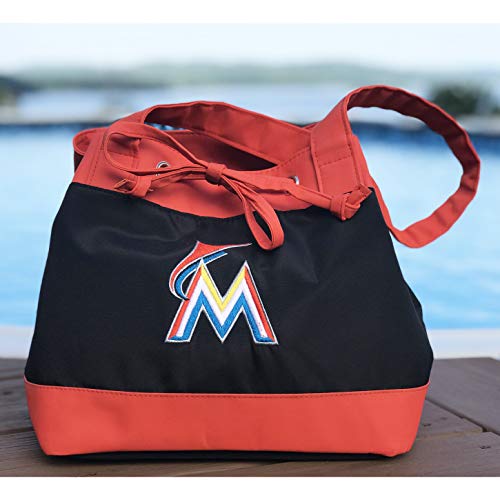 MLB Florida Marlins Fashion Lunch Bag with Embroidered Logo