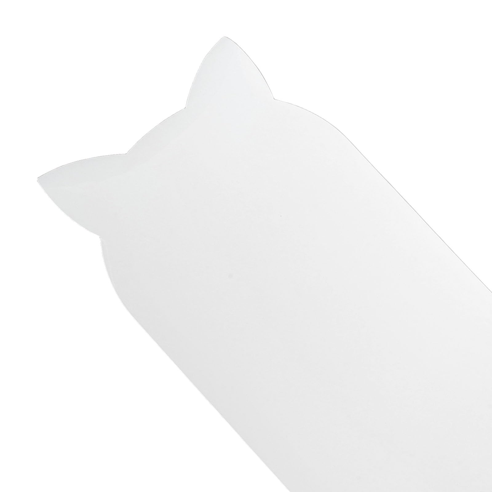 Naklejka na tablicę suchościeralną – znikająca tablica z napisem „Ucho lisa” na ścianę – magnetyczna tablica suchościeralna do nauki w akademiku, klasie, domu, 40x16 cali, biała