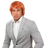 Fun Shack Men's Mens Ginger Boy Band Wig Adult Costume, Mens Ginger Boy band Wig, One Size