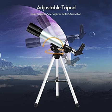 Telescope Zoom 90X HD Focus Astronomical Refractor with Portable Tripod Stand