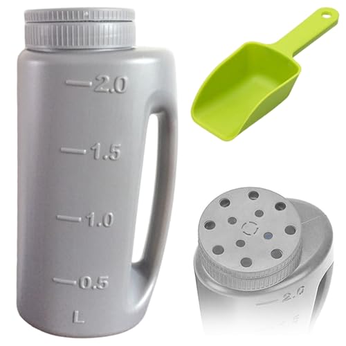 Esparcidor manual ajustable para semillas y fertilizante miniatura 1