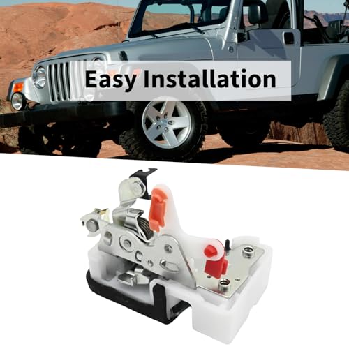 Image of Front Left Driver Side Door Lock Latch Actuator, Replacement for Jeep Wrangler TJ SE Sport 2.5L 1997 1998 1999 2000 2001 2002, Replaces 055075991 55075991AE