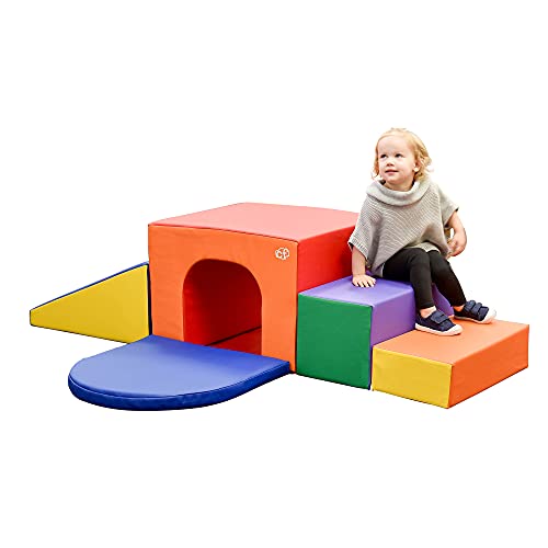 Children's Factory Soft Tunnel Climber, Primary, Cf321-049, Toddler And Baby Climbing Learning Set, Playroom, Daycare And Classroom Indoor Playground #TOP5