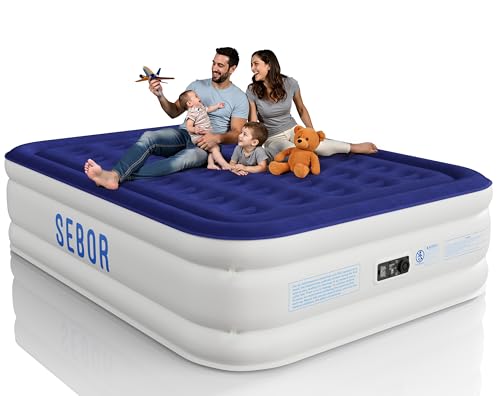 Sebor Queen Air Mattress with Built-in Pump