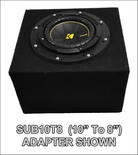 Adaptador de Subwoofer 10" a 8" - Negro - 1 par miniatura 3