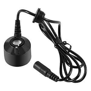 NCONCO Mini Zwarte Mist Maker zonder Licht voor Water Fontein Vijver Fish Tank Decor