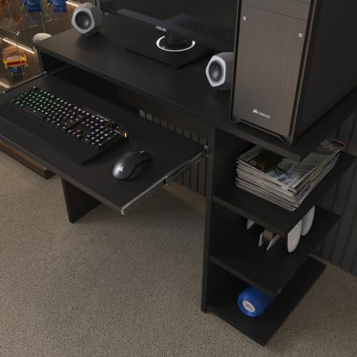 Mesa Escrivaninha Para Computador Escritório Pc Gamer RTX (Preto)