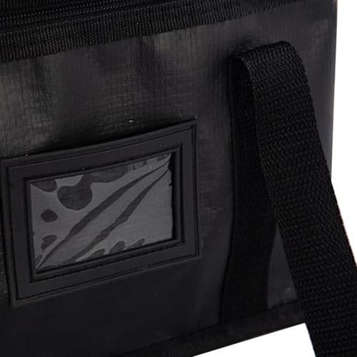 Suzmei Food Delivery Bag, 40L Insulated Thermal Bag For Hot And Cold Food Delivery, Ideal For For Catering, Grocery Transport Large Thermal Bag For Food Delivery, Commercial Grade, Reusable(Black) - 8