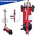 EQCOTWEA 80 Ton Pneumatic Hydraulic Floor Jack Heavy Duty Horizontal Jack Lifter with 8-15.16