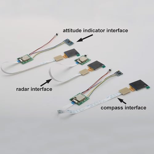 Panel Instrumentos Simulado Cockpit 1.54" para Avión RC miniatura 5