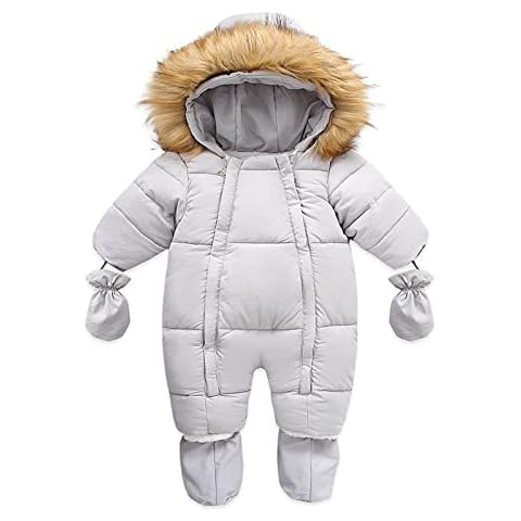 Blandoom Baby Girls' Warm Snowsuit Cover