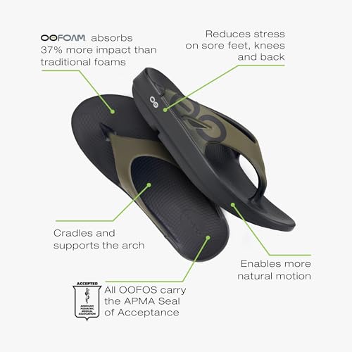 OOFOS - Women's OOlala - Post Exercise Active Sport Recovery Thong Sandal4