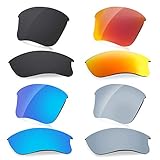 Dynamix 4 Pairs Combo Polarized Replacement Lenses for Oakley Flak Jacket XLJ