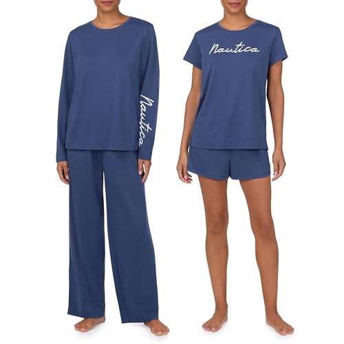 Image of Nautica Matching 2 & 4 Piece Pajamas for Women Set - Mix & Match Options