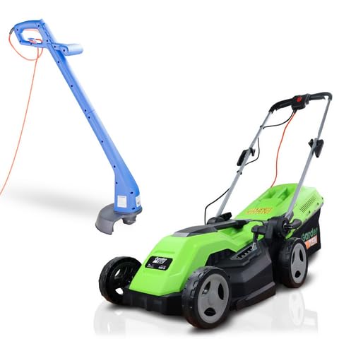 Hyundai 250w Grass Trimmer and GardenTek 15" Lawnmower
