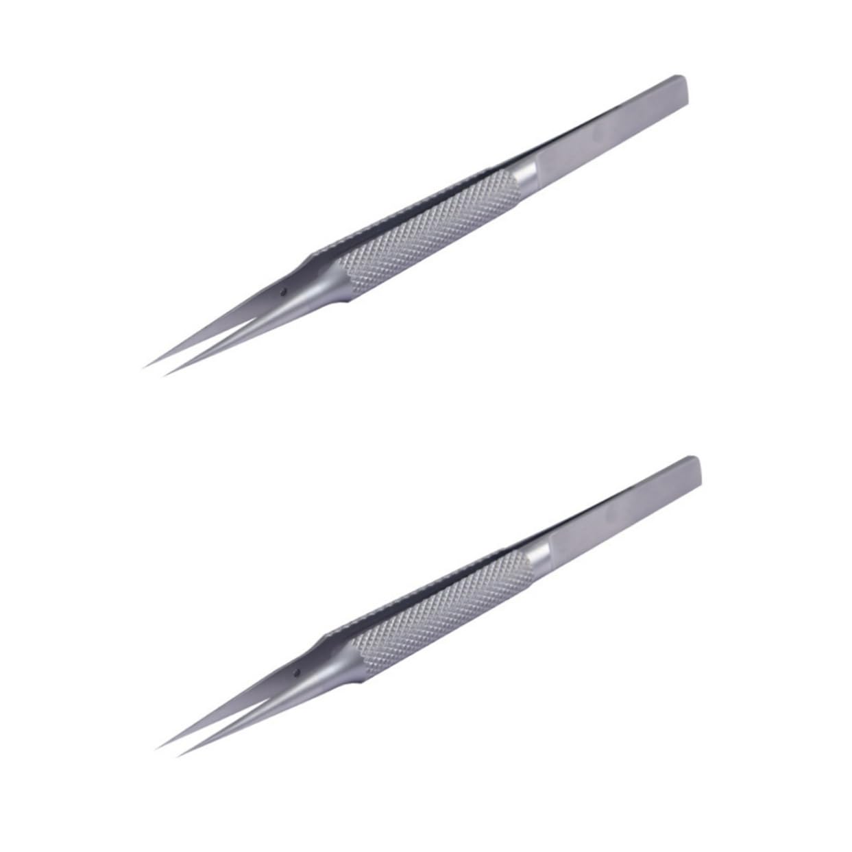 OSALADI Colla 2Pcs Pinzette Di Precisione Pinzette In Acciaio Inox Ciglia Pinzette Pinzette Angolate Microscopio Elettronico Pinzette Di Diamanti Pinzette Industriali Pinzette In Metallo