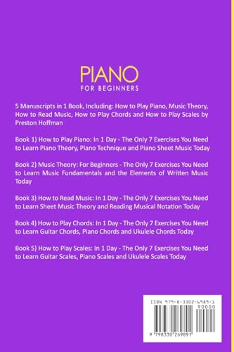Piano for beginners bundle : pack complet 5 livres piano solo et comping - 3